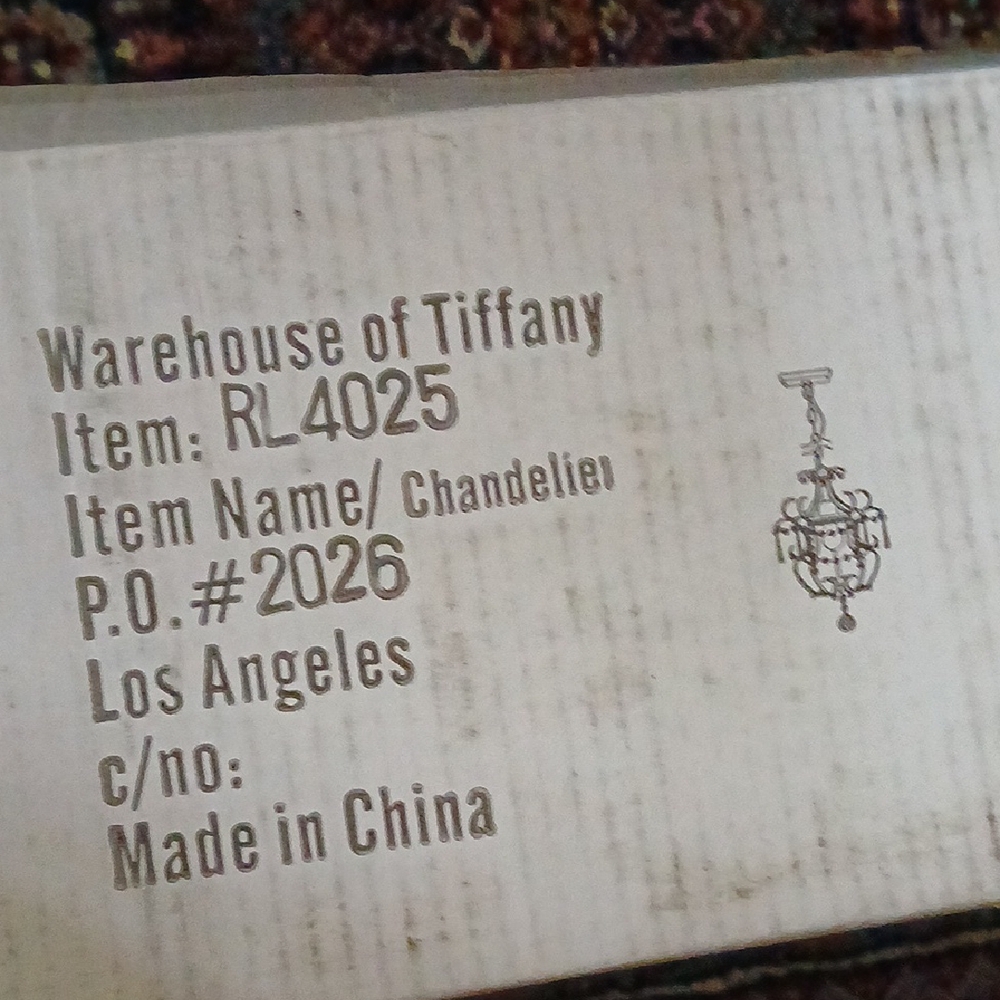 Warehouse of Tiffany Chandelier